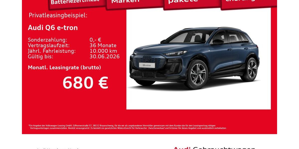 Audi Q6 e-tron 11.356 km 66.280 &euro; Hamburg 22419