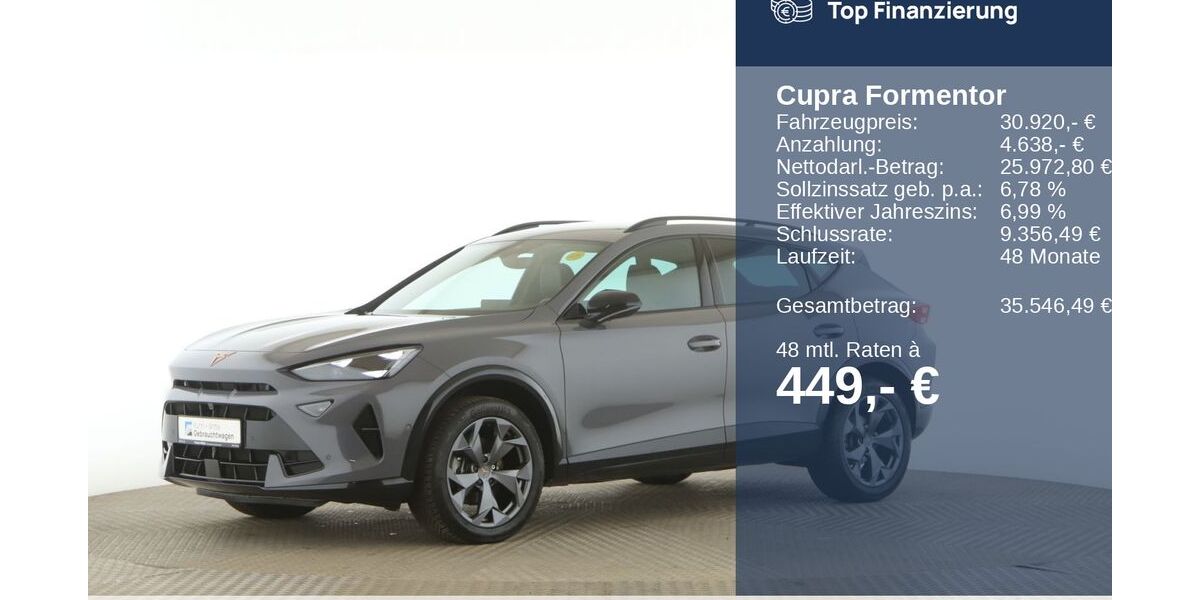 Cupra Formentor 24.454 km 29.920 &euro; Wedel 22880