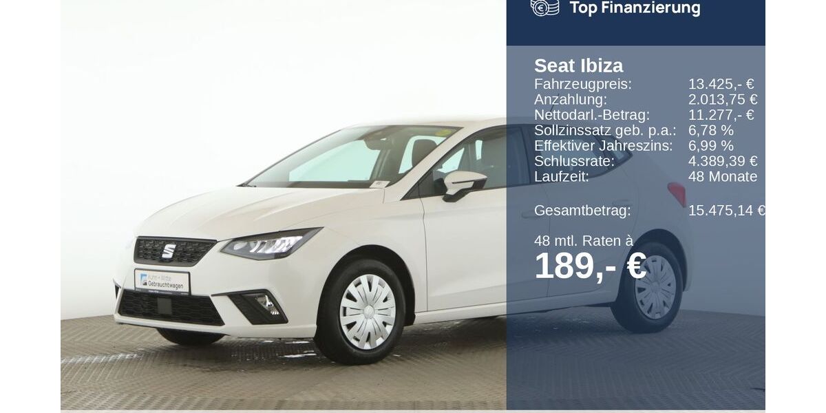 Seat Ibiza 56.817 km 13.425 &euro; Wedel 22880