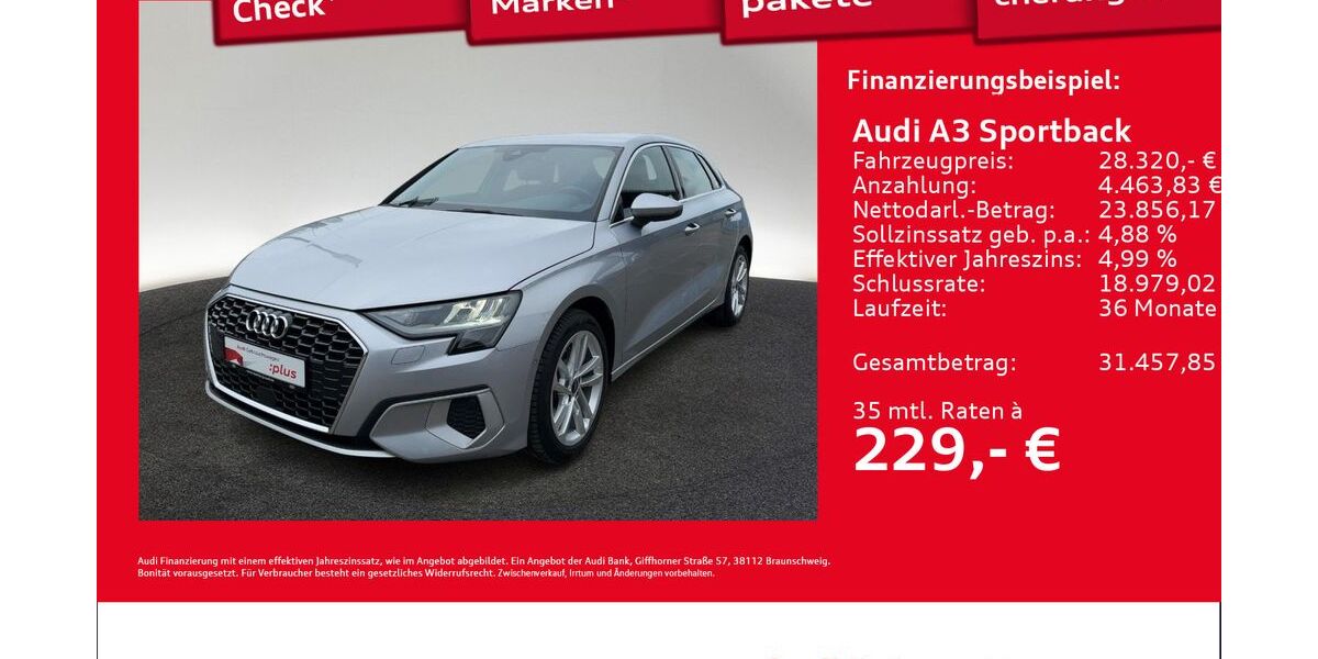 Audi A3 28.689 km 26.990 &euro; Hamburg 22419
