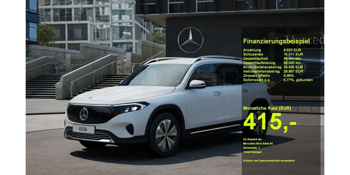 Mercedes-Benz EQB 8.412 km 37.650 &euro; Wedel 22880