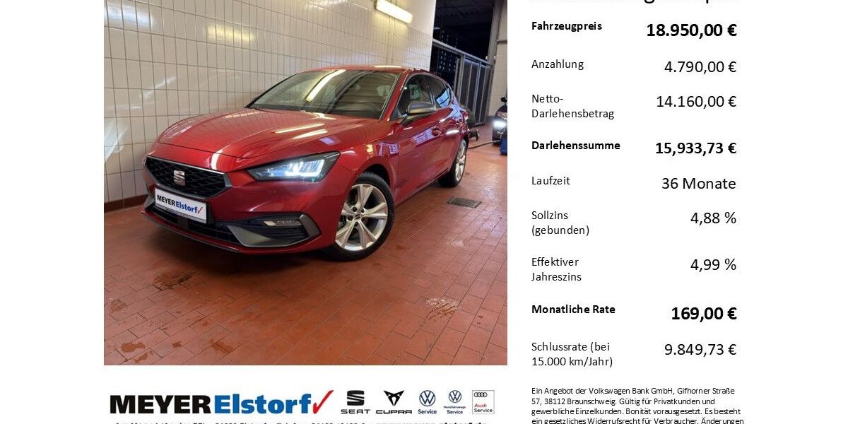 Seat Leon 12.100 km 18.950 &euro; Neu Wulmstorf 21629