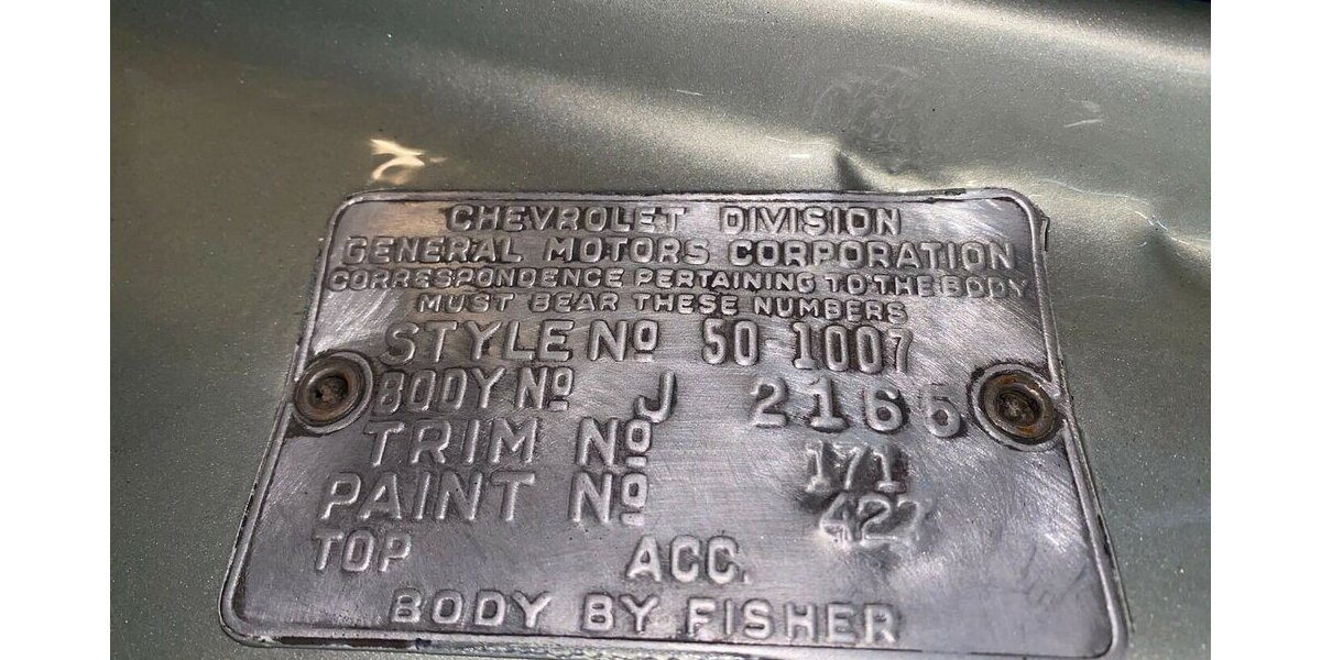 Chevrolet Fleetline DeLuxe 2100 50-1007 15.500 km 29.999 &euro; Hamburg 22339