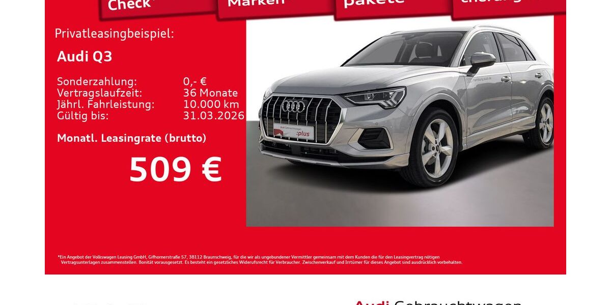 Audi Q3 8.592 km 40.933 &euro; Hamburg 22529