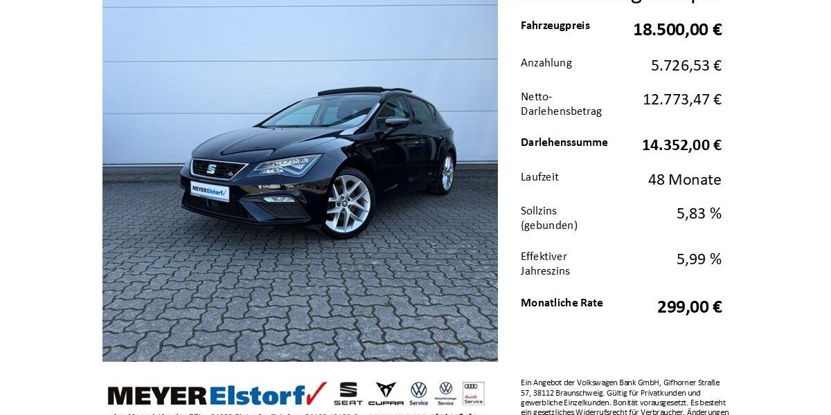 Seat Leon 80.100 km 18.500 &euro; Neu Wulmstorf 21629