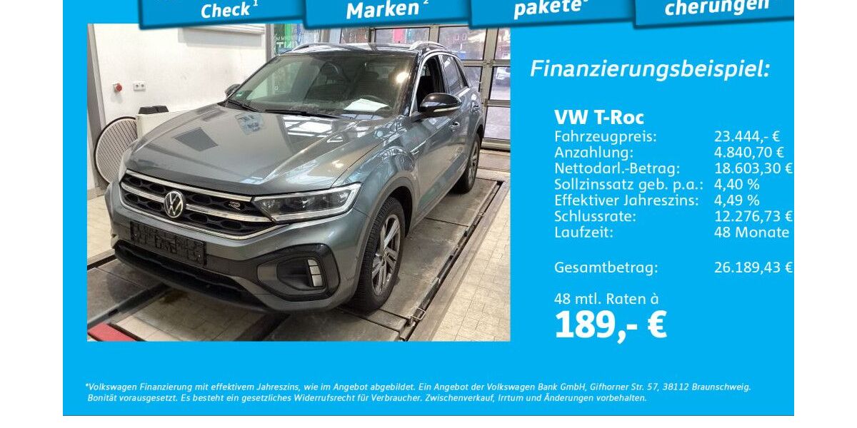 VW T-Roc 33.479 km 22.555 &euro; Hamburg 22303