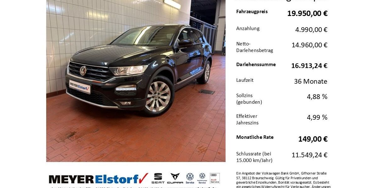 VW T-Roc 88.500 km 19.950 &euro; Neu Wulmstorf 21629