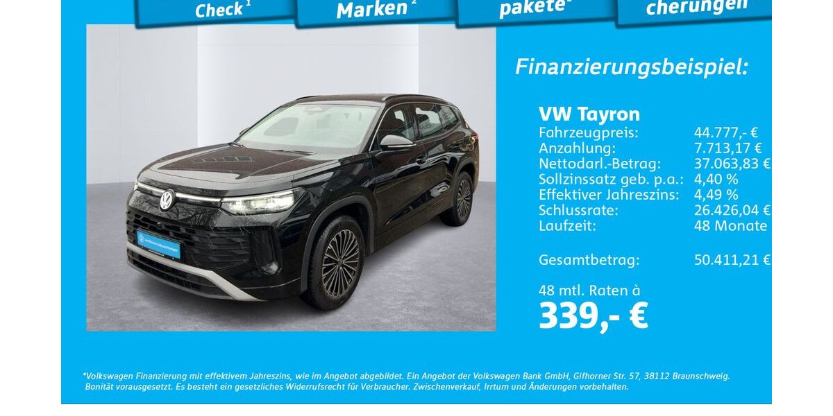 VW Tayron 25.393 km 43.444 &euro; Hamburg 22303